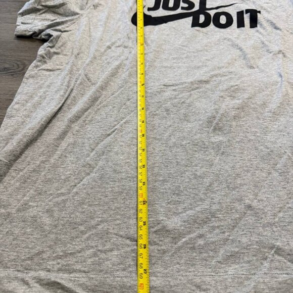 Nike “Just Do It” Logo Gray T-Shirt Men’s Size XL Cotton Blend - Picture 8 of 8